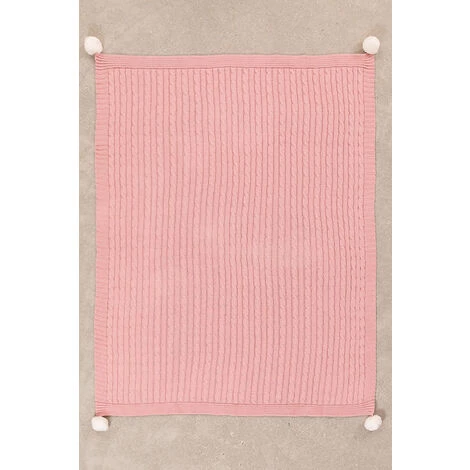 Berceuse En Coton Tressé Benys Kids SKLUM Coton - Rose Barbe à Papa 4 Berceuse En Coton Tressé Benys Kids SKLUM Coton - Rose Barbe à Papa – Image 2