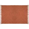 ATMOSPHERA, CRÉATEUR D'INTÉRIEUR Jeté De Lit Tufté Inca 130x180 Cm Terracotta - Orange -Plaid et couverture Soldes 31128240 1