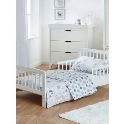 ARGOFIELD Parure De Lit - Ensemble De Literie 3 Pièces - Safari - - Blanc