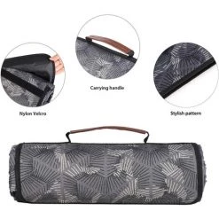 SEKEY Couverture De Pique-Nique Imperméable, Ultrasonic, 170 X 140cm, Gris -Plaid et couverture Soldes 31590375 4