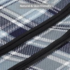 Sekey Couverture De Pique-nique Imperméable 200 X 170 Cm, Ayure Bleu Et Blanc -Plaid et couverture Soldes 31590909 5