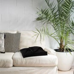 Relaxdays Couverture Grande Polaire Douce Plaid Moelleuse Douillet Lavable 30°C HxlxP: 1 X 150 X 200 Cm, Bleu Foncé -Plaid et couverture Soldes 31791319 4