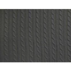 SOLEIL D OCRE Plaid Acrylique TRICOT Gris 120x150 Cm -Plaid et couverture Soldes 32195575 5