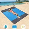 LangRay Couverture De Plage, 210 X 200 Cm Couverture De Pique-nique Sans Sable Couverture De Camping Serviette De Plage, Tapis De Caming Imperméable Et Anti-sable, Couverture De Camping à Séchage Rapide Pour Le Camping, La Randonnée -Plaid et couverture Soldes 32756863 1