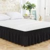 Triomphe Fly-élastique Polyester Beddrock, Lit élastique, Lit, Lit, Lit, Lit (noir: 60 * 80 + 15 Pouces -Plaid et couverture Soldes 32854593 1
