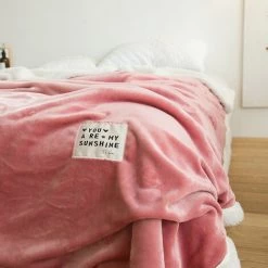 ASUPERMALL Couleur Pure Epaissir Double-Canape-Lit Maison Decoration Rechauffement Cadeau Automne Hiver Couverture, Camel 2000 * 2300mm - Camel 2000 * 2300mm -Plaid et couverture Soldes 33507866 4