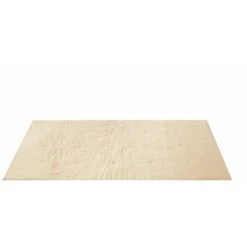 RIDEAUDISCOUNT Boutis, Jeté De Lit, Couvre-Lit 100% Coton 90 X 180 Cm Non Déhoussable Effet Gaze De Coton Matelassé Uni Ecru - Naturel -Plaid et couverture Soldes 33543256 3