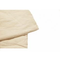 RIDEAUDISCOUNT Boutis, Jeté De Lit, Couvre-Lit 100% Coton 90 X 180 Cm Non Déhoussable Effet Gaze De Coton Matelassé Uni Ecru - Naturel -Plaid et couverture Soldes 33543256 5