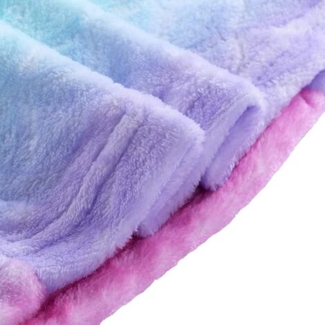 DEVENIRRICHE Couverture De Queue De Sirène Softan Pour Enfants, Couverture En Molleton De Flanelle Douce Et Moelleuse, Couverture Toutes Saisons, Filles, 43 × 99cm 5 DEVENIRRICHE Couverture De Queue De Sirène Softan Pour Enfants, Couverture En Molleton De Flanelle Douce Et Moelleuse, Couverture Toutes Saisons, Filles, 43 × 99cm – Image 3