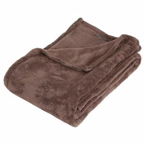 ATMOSPHERA, CRATEUR D'INTRIEUR Plaid Polaire Microfibre 125x150cm Taupe 3 ATMOSPHERA, CRATEUR D'INTRIEUR Plaid Polaire Microfibre 125x150cm Taupe
