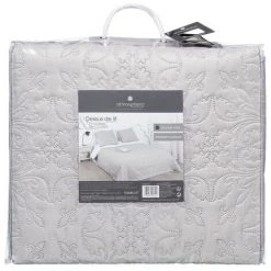 ATMOSPHERA, CRŽATEUR D'INTŽRIEUR Dessus De Lit & 2 Taies "Arabesque" 240x260cm Lin -Plaid et couverture Soldes 33650408 4