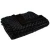 ATMOSPHERA, CRATEUR D'INTRIEUR Plaid Imitation Fourrure "Bouclée" 180x230cm Noir -Plaid et couverture Soldes 33650959 1