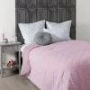 ATMOSPHERA, CRŽATEUR D'INTŽRIEUR Dessus De Lit "Matelassé" 230x260cm Rose -Plaid et couverture Soldes 33651439 1
