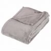 ATMOSPHERA, CRŽATEUR D'INTŽRIEUR Plaid "Microfibre" 130x180cm Gris -Plaid et couverture Soldes 33651926 1