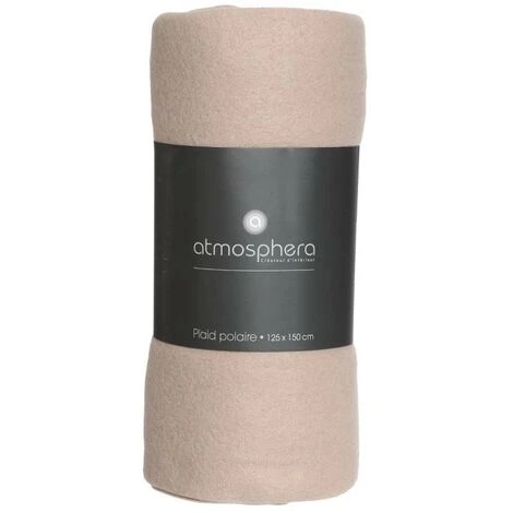 ATMOSPHERA, CRATEUR D'INTRIEUR Plaid Polaire Lin 125x150cm 5 ATMOSPHERA, CRATEUR D'INTRIEUR Plaid Polaire Lin 125x150cm – Image 3