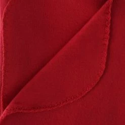 ATMOSPHERA, CRATEUR D'INTRIEUR Plaid Polaire Rouge 125x150cm -Plaid et couverture Soldes 33655260 2