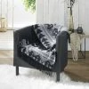 Paris Prix - Plaid à Franges Jacquard "rodeo" 120x150cm Noir -Plaid et couverture Soldes 33656380 1