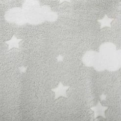 ATMOSPHERA FOR KIDS Plaid Phosphorescent Enfant "Reka" 125x150cm Gris -Plaid et couverture Soldes 33661958 3