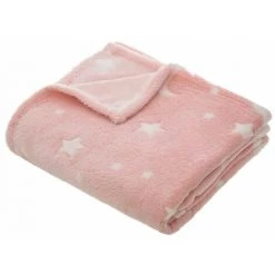 ATMOSPHERA FOR KIDS Plaid Phosphorescent Enfant "Reka" 125x150cm Rose