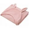 ATMOSPHERA FOR KIDS Plaid à Capuche Enfant "Oreilles" 100x100cm Rose -Plaid et couverture Soldes 33662256 1