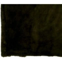 Paris Prix - Plaid Imitation Fourrure "cutie" 130x180cm Vert Kaki -Plaid et couverture Soldes 33662893 3