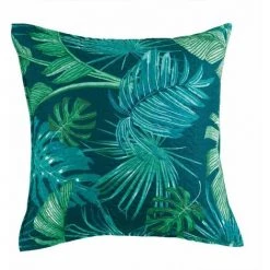 Paris Prix - Dessus De Lit & 2 Taies "sanya Bay" 240x260cm Vert -Plaid et couverture Soldes 33664530 2