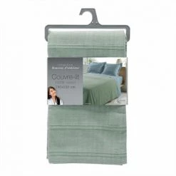 Paris Prix - Couvre-lit "symphonie" 230x250cm Kaki -Plaid et couverture Soldes 33665078 3