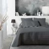 Paris Prix - Couvre-lit Matelassé "dorinette" 180x220cm Anthracite