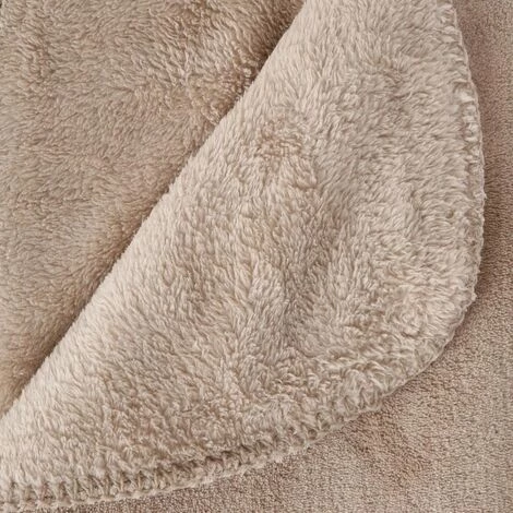 ATMOSPHERA, CRATEUR D'INTRIEUR Plaid Microfibre "Doa" 180x230cm Lin 4 ATMOSPHERA, CRATEUR D'INTRIEUR Plaid Microfibre "Doa" 180x230cm Lin – Image 2