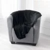 Paris Prix - Plaid Polaire "milou" 125x150cm Noir -Plaid et couverture Soldes 33670872 1