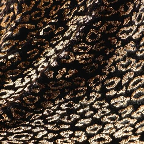 Paris Prix - Plaid Imitation Fourrure "safari" 125x150cm Noir 4 Paris Prix - Plaid Imitation Fourrure "safari" 125x150cm Noir – Image 2