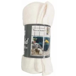 Paris Prix - Plaid Uni En Flanelle "flanou" 125x150cm Naturel -Plaid et couverture Soldes 33671251 3