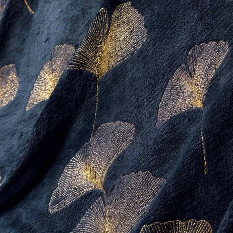 Paris Prix - Plaid Imprimé "bloomy" 125x150cm Bleu 4 Paris Prix - Plaid Imprimé "bloomy" 125x150cm Bleu – Image 2