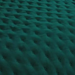 ATMOSPHERA, CRATEUR D'INTRIEUR Dessus De Lit "Lave" 240x260cm Bleu Canard -Plaid et couverture Soldes 33673393 4