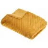 ATMOSPHERA, CRŽATEUR D'INTŽRIEUR Plaid Imitation Fourrure "Geo" 120x160cm Ocre -Plaid et couverture Soldes 33673659 1