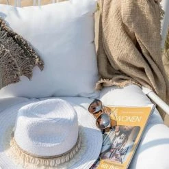 Paris Prix - Plaid Déco Tissé "solga" 130x170cm Marron -Plaid et couverture Soldes 33675850 4