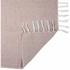 Paris Prix - Plaid Jacquard "nema" 125x150cm Rose -Plaid et couverture Soldes 33705334 3