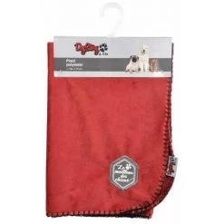 Paris Prix - Plaid Polaire Pour Chien "patchy" 100cm Bordeaux -Plaid et couverture Soldes 33706349 2