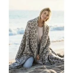 PERLE RARE Couverture En Laine Couverture Tricotée Plus Couverture Jacquard Tricotée En Velours Couverture Léopard 9 PERLE RARE Couverture En Laine Couverture Tricotée Plus Couverture Jacquard Tricotée En Velours Couverture Léopard -Plaid et couverture Soldes 33913065 4