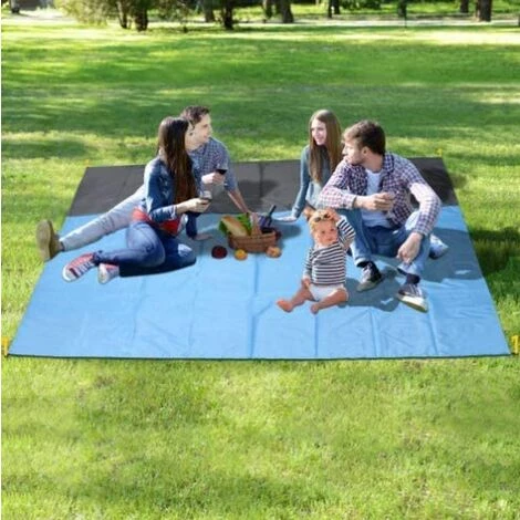 LangRay Couverture De Pique-nique Compacte 210 X 200 Cm, Couverture De Pique-nique, Couverture De Pique-nique étanche Pique-nique Tapis De Pique-nique, Plafond De Plage Nylon Doux Et Rapide - Idéal Pour Voyager, Randonnée Et Festivals 4 LangRay Couverture De Pique-nique Compacte 210 X 200 Cm, Couverture De Pique-nique, Couverture De Pique-nique étanche Pique-nique Tapis De Pique-nique, Plafond De Plage Nylon Doux Et Rapide - Idéal Pour Voyager, Randonnée Et Festivals – Image 2