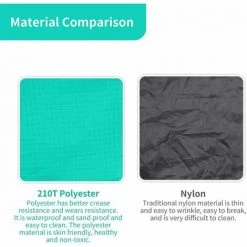 LangRay Plafond De Plage, Tapis De Plage, Très Grand, 210 X 200 Cm, Imperméable, Pantalon, Recouvrement D'eau, Couverture De Pique-nique Avec 4 Ongles Solides, Bord Renforcé Pour La Plage, Camping, Randonnée Et Excursions D'herbe 11 LangRay Plafond De Plage, Tapis De Plage, Très Grand, 210 X 200 Cm, Imperméable, Pantalon, Recouvrement D'eau, Couverture De Pique-nique Avec 4 Ongles Solides, Bord Renforcé Pour La Plage, Camping, Randonnée Et Excursions D'herbe -Plaid et couverture Soldes 33927620 5