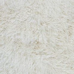 Paris Prix - Couvre-lit Poils Longs "fourrure" 220x240cm Ivoire -Plaid et couverture Soldes 33997235 3