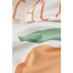 Paréo De Plage En Coton Fruitti SKLUM Coton - Peach -Plaid et couverture Soldes 34085306 3