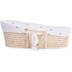 CHILDHOME Couverture De Berceau Jersey Hearts - Crème -Plaid et couverture Soldes 34148223 2