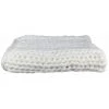 Paris Prix - Plaid Déco Maille "chunky" 120x150cm écru -Plaid et couverture Soldes 34160001 1