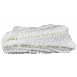 Paris Prix - Plaid Déco Maille "chunky" 120x150cm écru 8 Paris Prix - Plaid Déco Maille "chunky" 120x150cm écru -Plaid et couverture Soldes 34160001 2