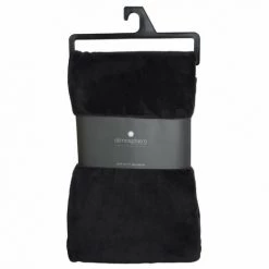 ATMOSPHERA, CRŽATEUR D'INTŽRIEUR Plaid Microfibre 180x230cm Noir -Plaid et couverture Soldes 34288504 3