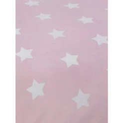 ARGOFIELD Parure De Lit Réversible Et Taie D'oreiller Etoiles Roses Et Blanches - 135 Cm X 200 Cm - Rose -Plaid et couverture Soldes 34524788 3
