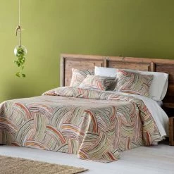 NAF NAF Couvre-lit ARCS Orange 250x270cm - Orange