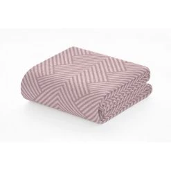 GUY LAROCHE Couvre-lit HUBBLE Mauve 180x270 Cm - Mauve -Plaid et couverture Soldes 34558250 4